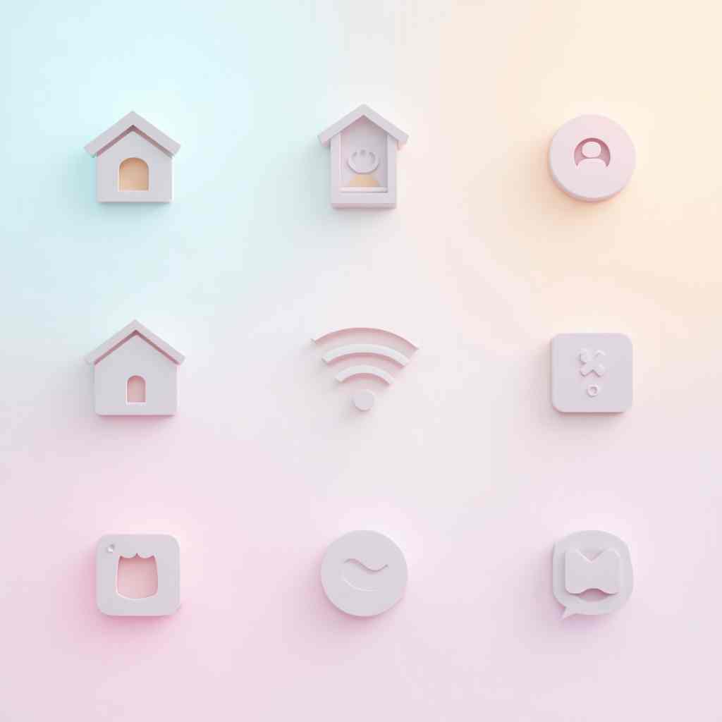 Free simple and clean icon design PSD